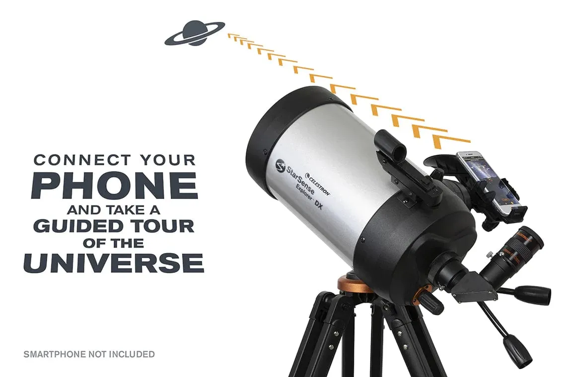 Celestron StarSense Explorer DX 5" Smartphone App-Enabled Schmidt Cassegrain Telescope - 22462