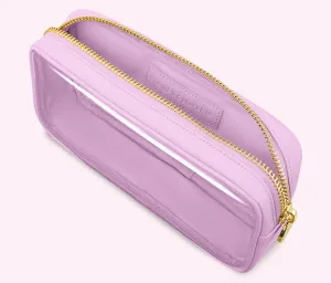 CLEAR FRONT SMALL POUCH - GRAPE