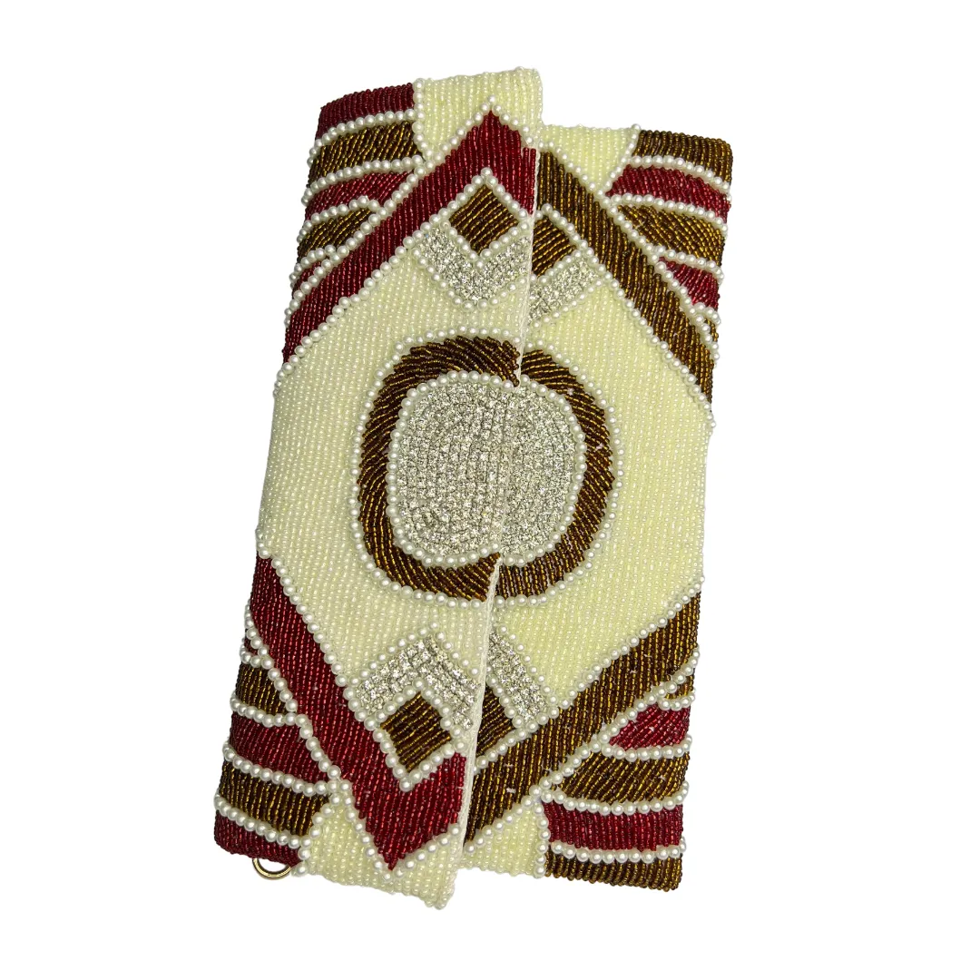Diamond Snowflake Elegance Handmade clutch