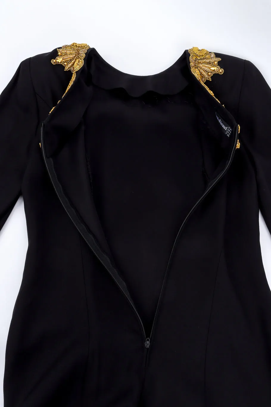 Gilded Soutache Trim Dress
