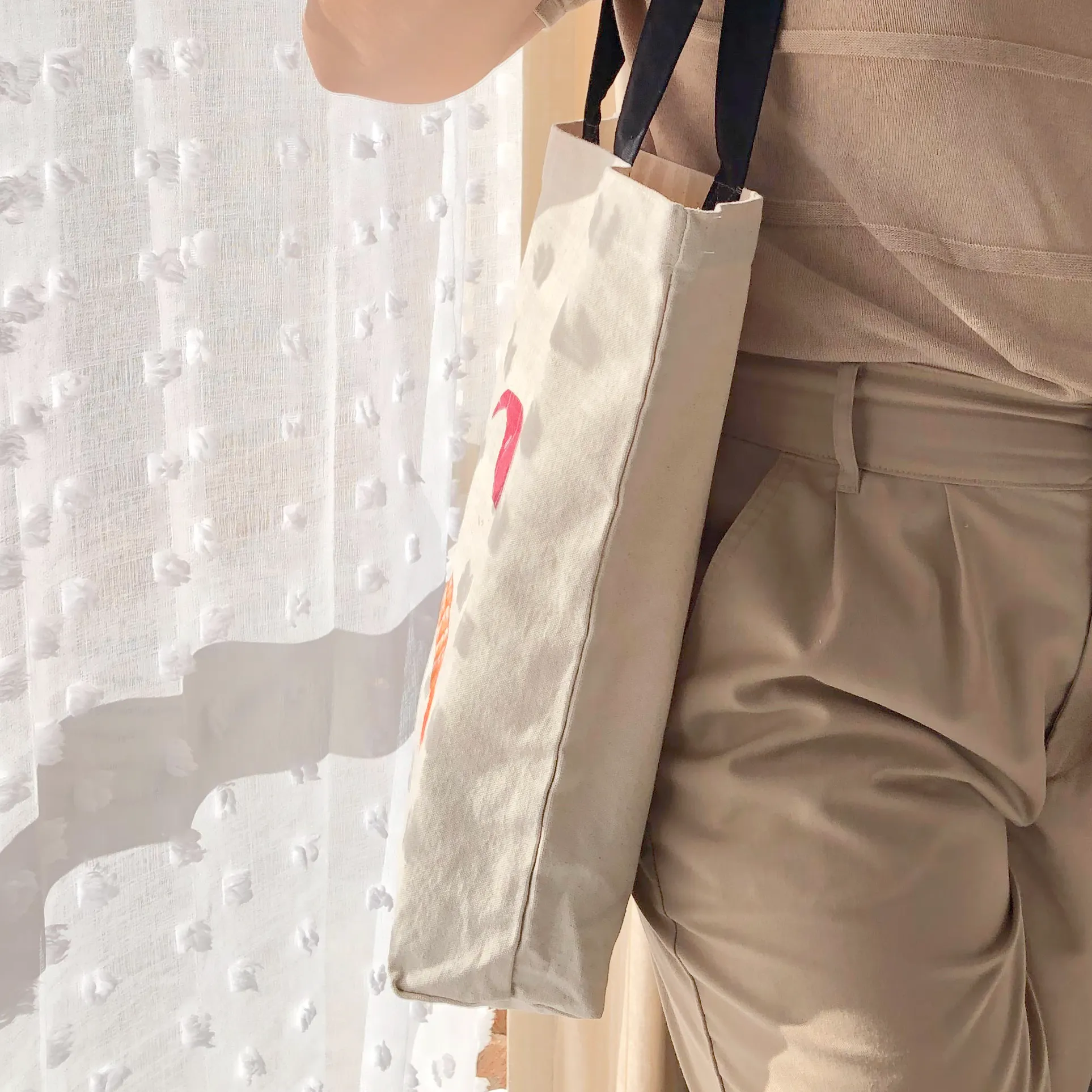 Hand-painted Sushi Tote Bag