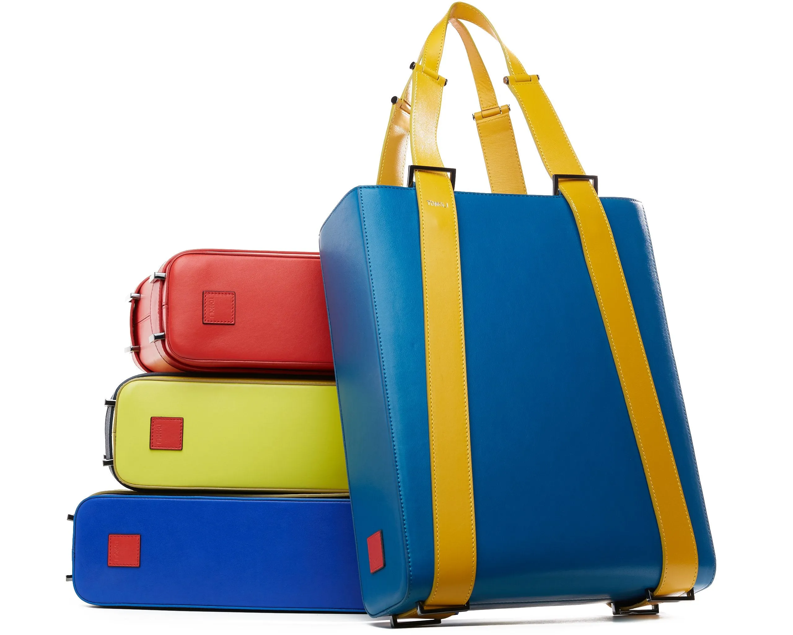kora large convertible tote in aria leather - shady chartreuse