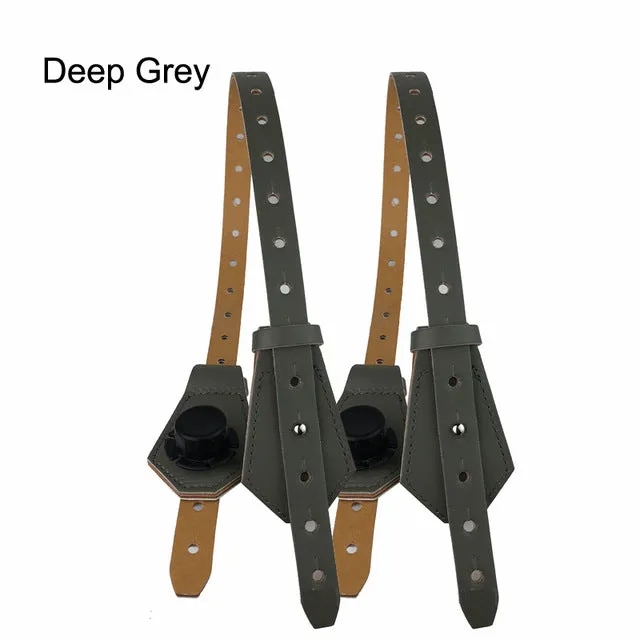 Length adjustable Flat Handles Clasp for Obag Basket Bucket City Chic Women Handbag O Bag handle accessories