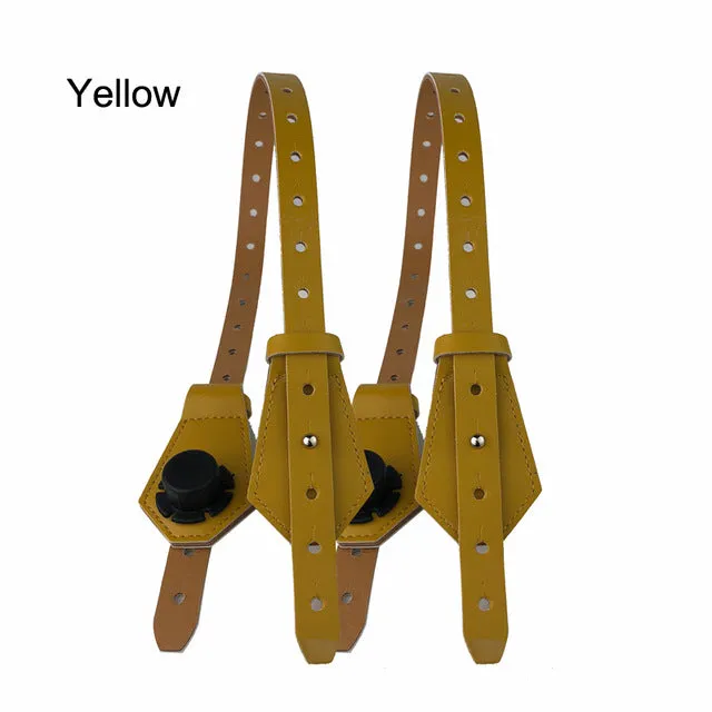 Length adjustable Flat Handles Clasp for Obag Basket Bucket City Chic Women Handbag O Bag handle accessories