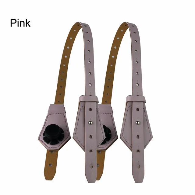 Length adjustable Flat Handles Clasp for Obag Basket Bucket City Chic Women Handbag O Bag handle accessories