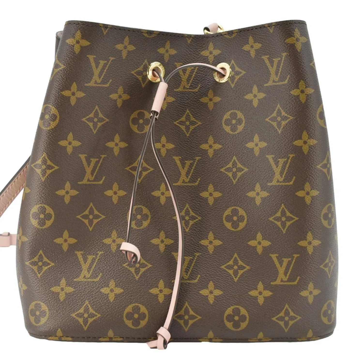 LOUIS VUITTON Neonoe MM Monogram Canvas Shoulder Bag Brown