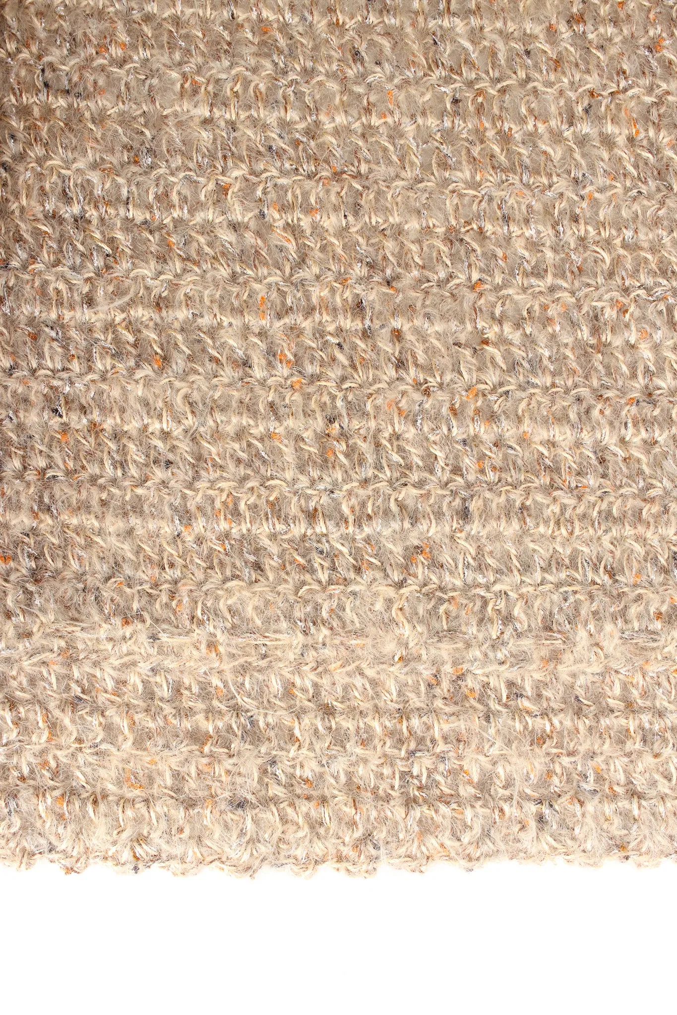 Metallic Mohair Chinchilla Cardigan