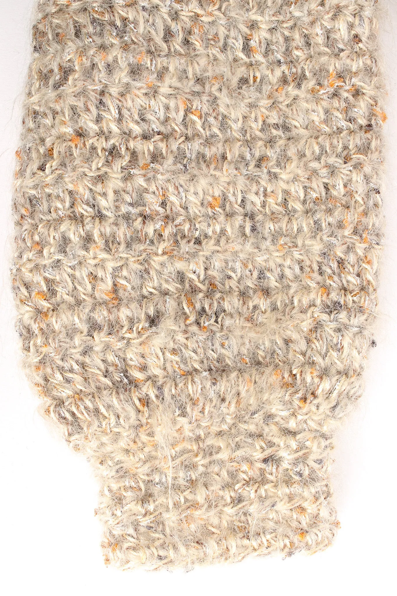 Metallic Mohair Chinchilla Cardigan