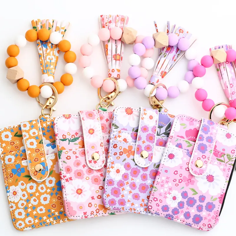💝”Mother's Day Special“ 💕Card Holder Wallet with Keychain Zipper