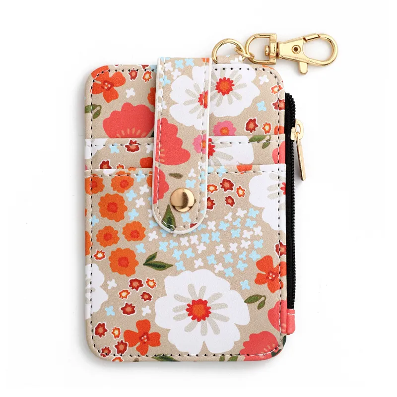 💝”Mother's Day Special“ 💕Card Holder Wallet with Keychain Zipper