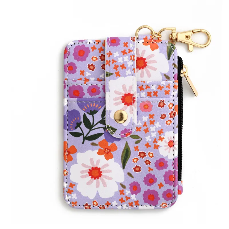 💝”Mother's Day Special“ 💕Card Holder Wallet with Keychain Zipper
