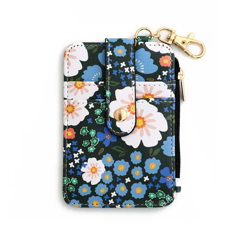 💝”Mother's Day Special“ 💕Card Holder Wallet with Keychain Zipper