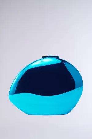 NO BLUES CHROME CLUTCH