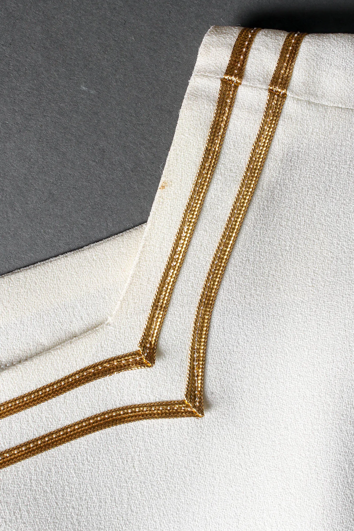 Ribbon Trim Top & Skirt Set
