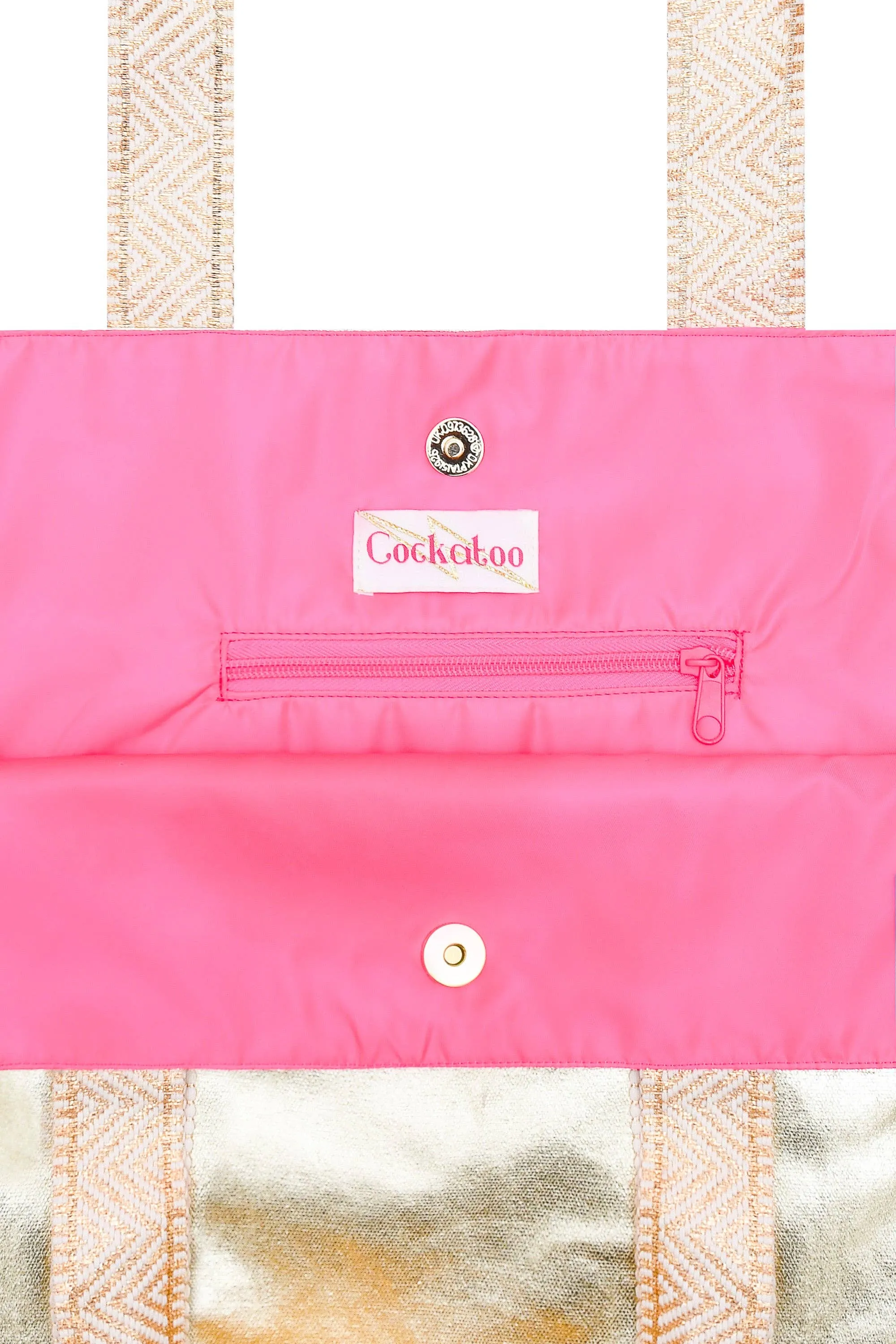 Sheeny Gold Large Holdall Bag