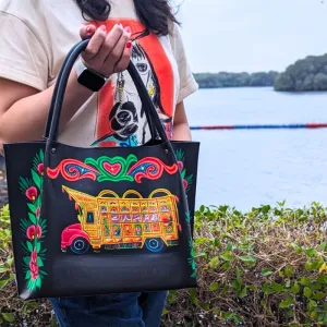 Truck Hand Painted Tote Bag